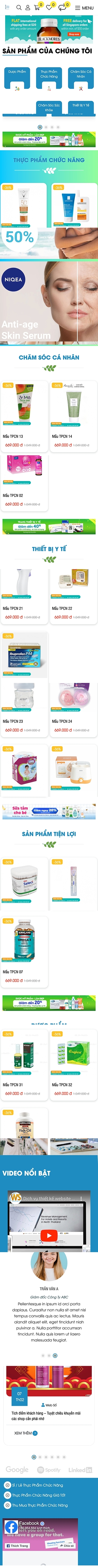 Mẫu Thực Phẩm Chức Năng 13534