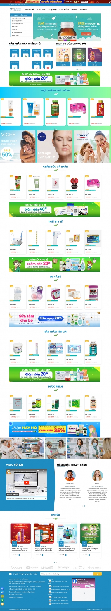 Mẫu Thực Phẩm Chức Năng 13534