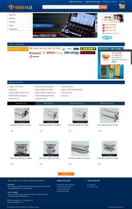 Mẫu websiet thiết bị công nghiệp 10508