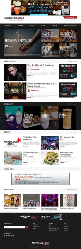 Mẫu website bar 10292