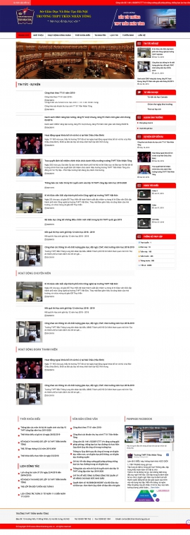 Mẫu website giáo dục 13489