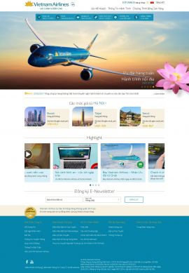 Mẫu website hàng không 10429