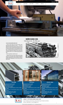 Mẫu website hệ nhôm 13488