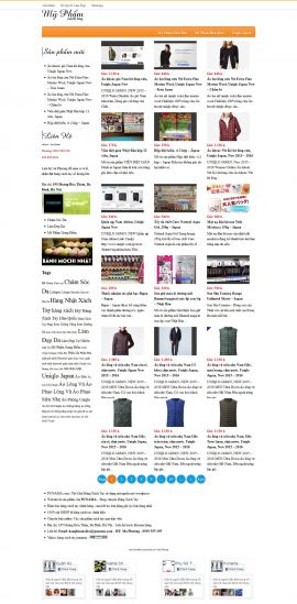 Mẫu website mỹ phẩm 10472