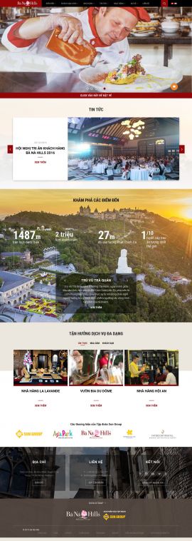 Mẫu website nhà hàng, khách sạn 10436