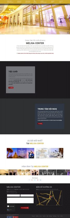 Mẫu website nhà hàng - tiệc cưới 13474