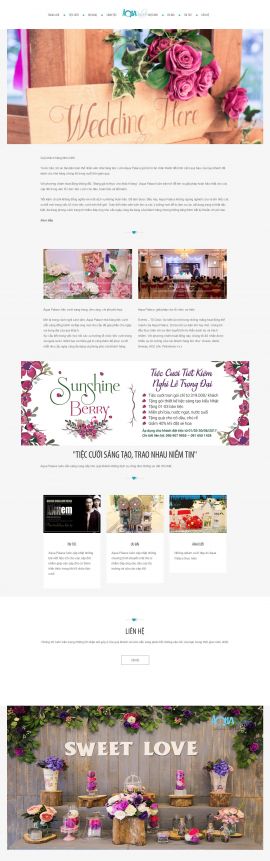 Mẫu website nhà hàng - tiệc cưới 13476