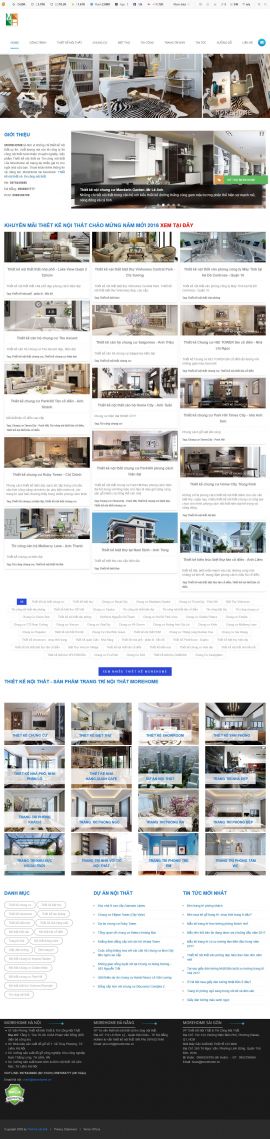 Mẫu website nội thất 10245