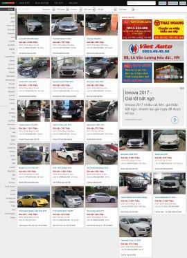 Mẫu website Ôtô 10263