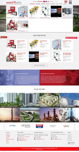 Mẫu website phòng cháy chữa cháy 2343