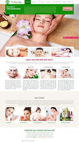 Mẫu website Spa 6463