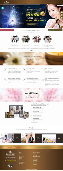 Mẫu website Spa 6464