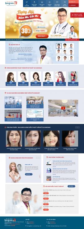 Mẫu website thẫm mỹ viện 6456
