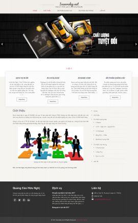 Mẫu website thiết kế in ấn 10129