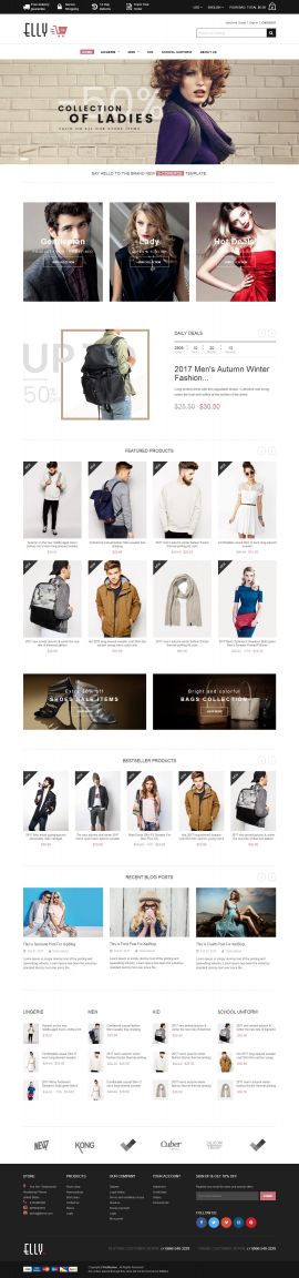 Mẫu website thời trang 12453