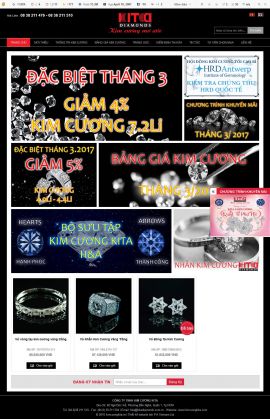 Mẫu website trang sức 10402
