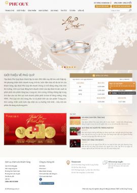Mẫu website trang sức10396